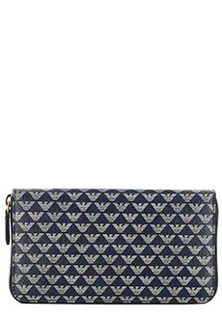 Синий кошелек EMPORIO ARMANI
