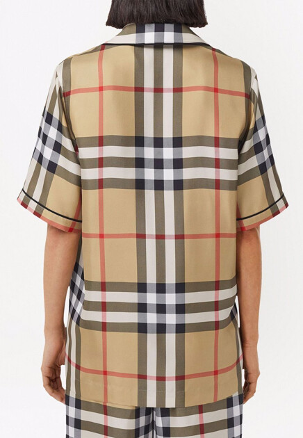 Рубашка BURBERRY  - Шелк