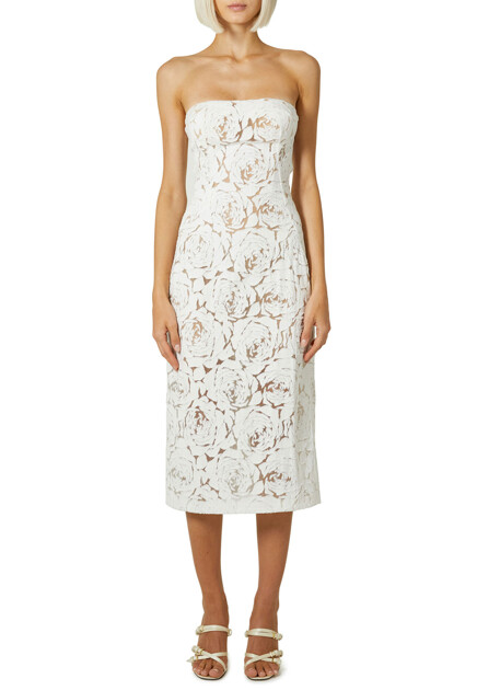 Платье ERMANNO SCERVINO  - Хлопок, Полиамид