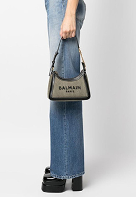 Сумка-хобо B-Army с логотипом BALMAIN