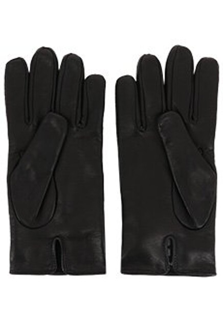 Черные перчатки EMPORIO ARMANI