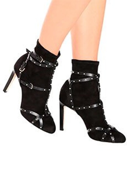Черные ботильоны JIMMY CHOO