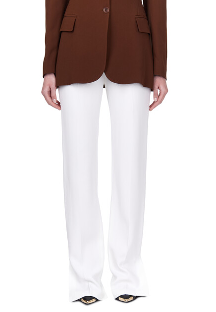 Брюки ERMANNO SCERVINO  - Вискоза, Ацетат - цвет белый