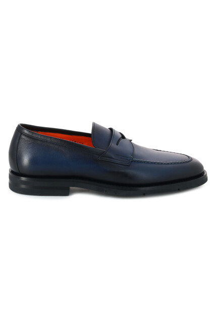 Лоферы из гладкой кожи  SANTONI