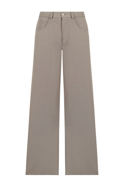 Широкие брюки из джерси MM6 Maison Margiela