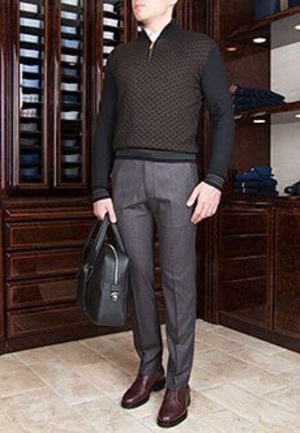 Шерстяные брюки STEFANO RICCI