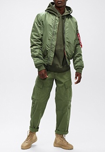 Двусторонняя куртка-бомбер ALPHA INDUSTRIES