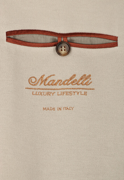 Пиджак MANDELLI  - Хлопок - цвет бежевый