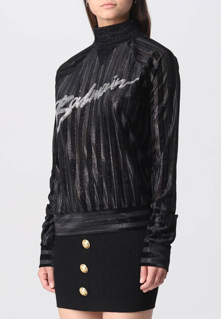 Джемпер BALMAIN  - Полиэстер - цвет черный
