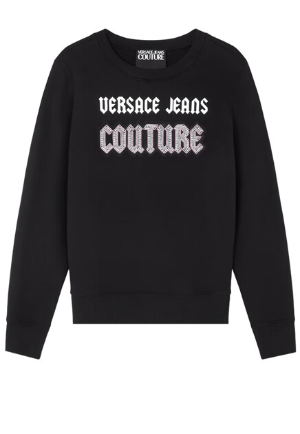 Свитшот с крупным логотипом  VERSACE JEANS COUTURE