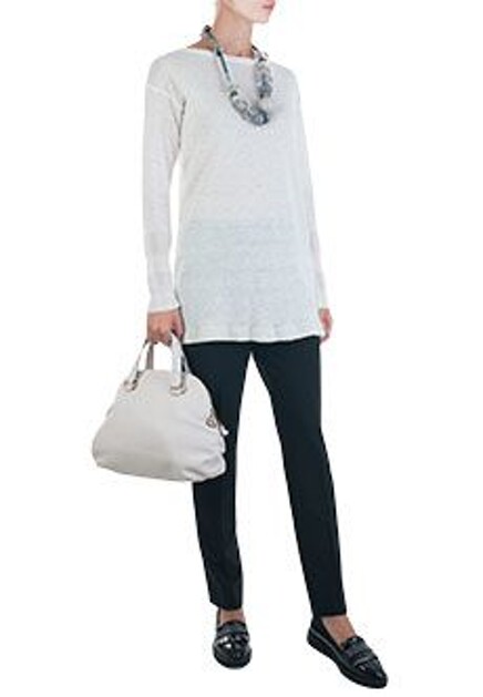 Белый джемпер ARMANI JEANS