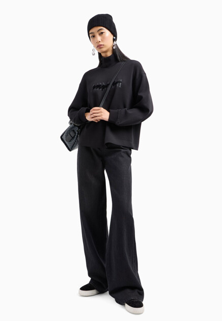 Толстовка с логотипом EMPORIO ARMANI - ИТАЛИЯ
