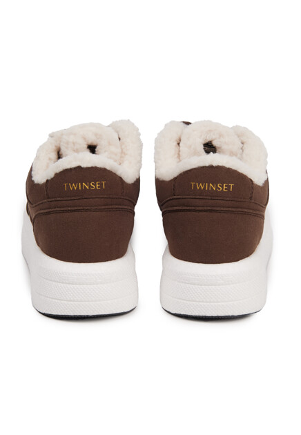 Кеды TWINSET Milano  - Полиэстер - цвет коричневый