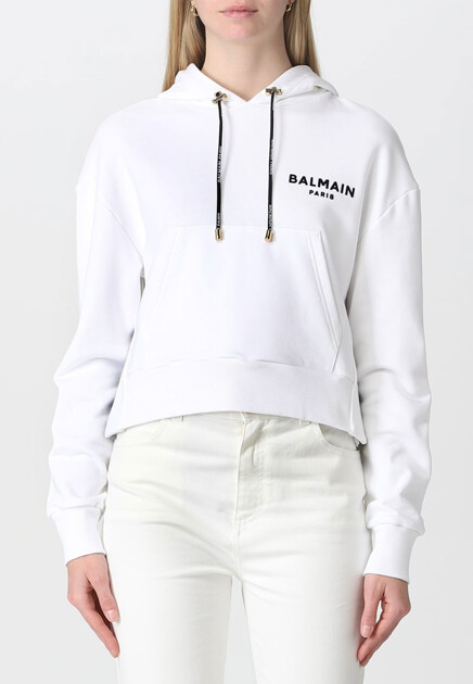 Укороченное худи  BALMAIN