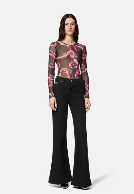Джинсы широкого кроя  VERSACE JEANS COUTURE - ИТАЛИЯ