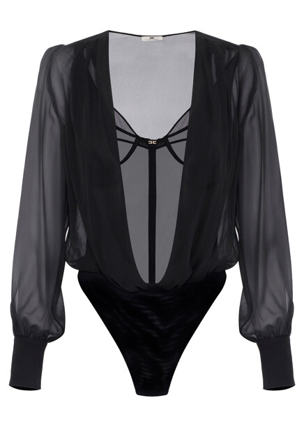 Шифоновое боди ELISABETTA FRANCHI