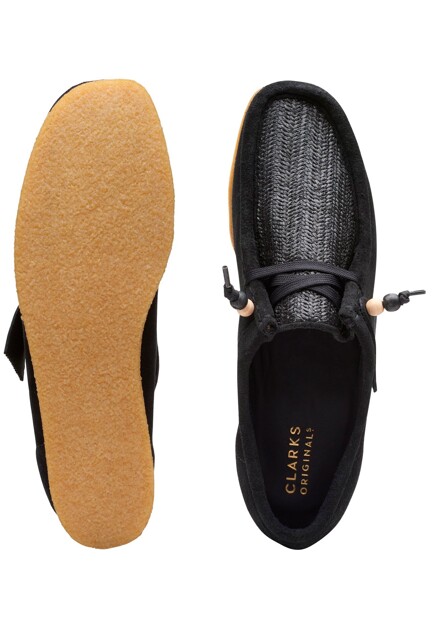 Полуботинки CLARKS ORIGINALS  - Замша, Рафия