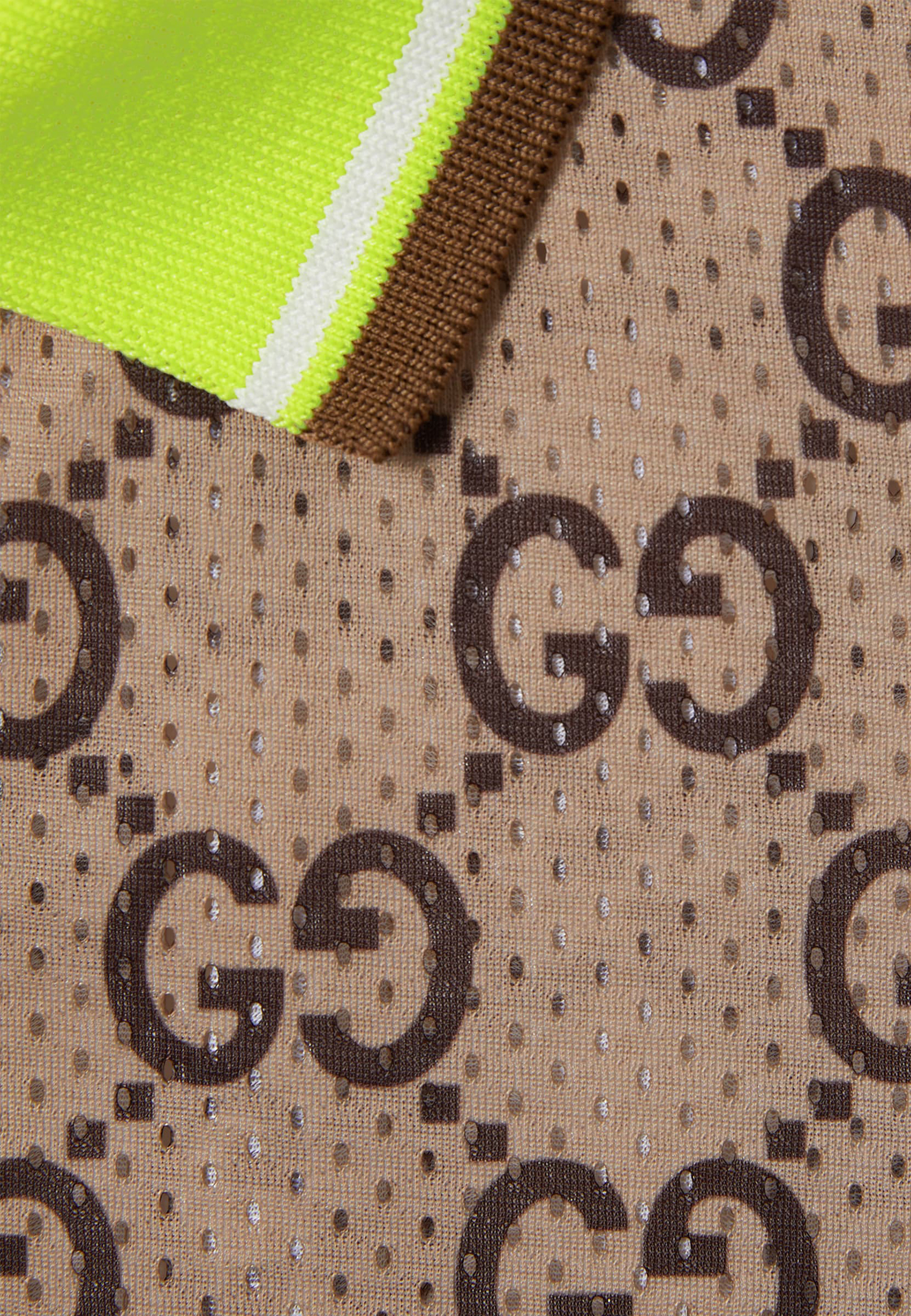 Поло с логотипированным принтом GUCCI - ИТАЛИЯ