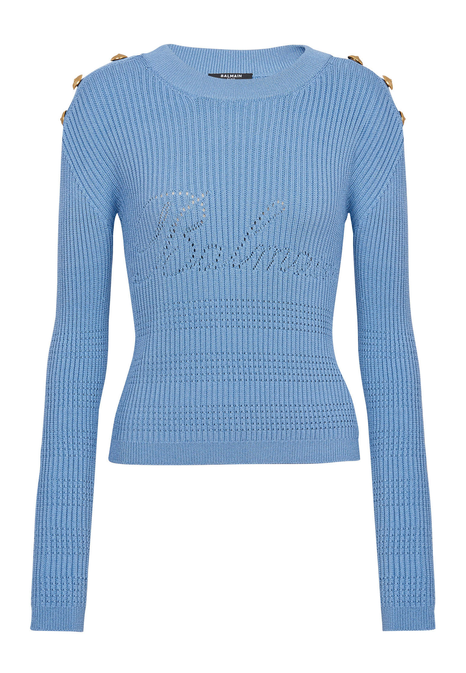 Джемпер с логотипом  BALMAIN