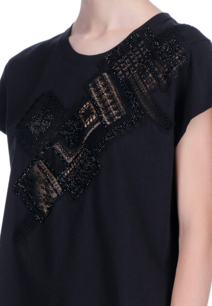Футболка ERMANNO SCERVINO  - Хлопок