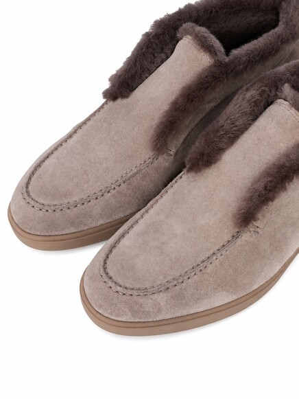 Лоферы SANTONI  39.5 размера - цвет серый