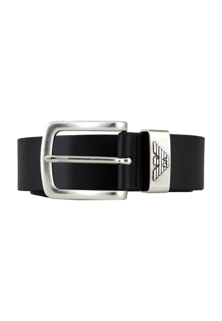 Черный ремень EMPORIO ARMANI