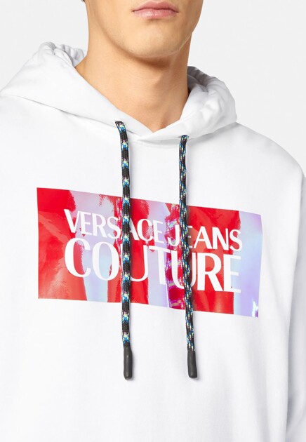 Худи VERSACE JEANS COUTURE  - Хлопок - цвет белый