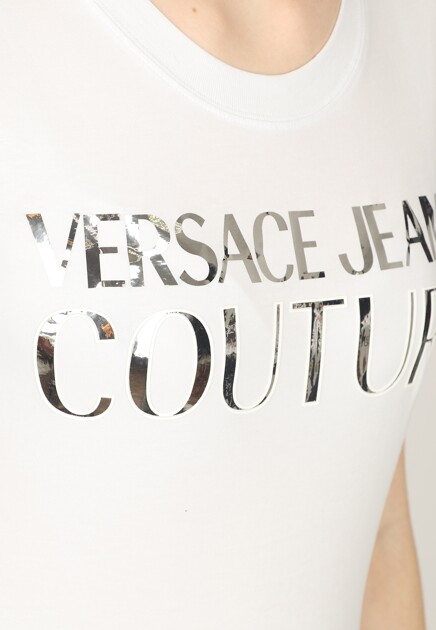 Футболка VERSACE JEANS COUTURE  - Хлопок - цвет бежевый