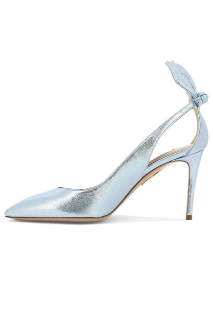 Туфли AQUAZZURA  - Кожа - цвет голубой