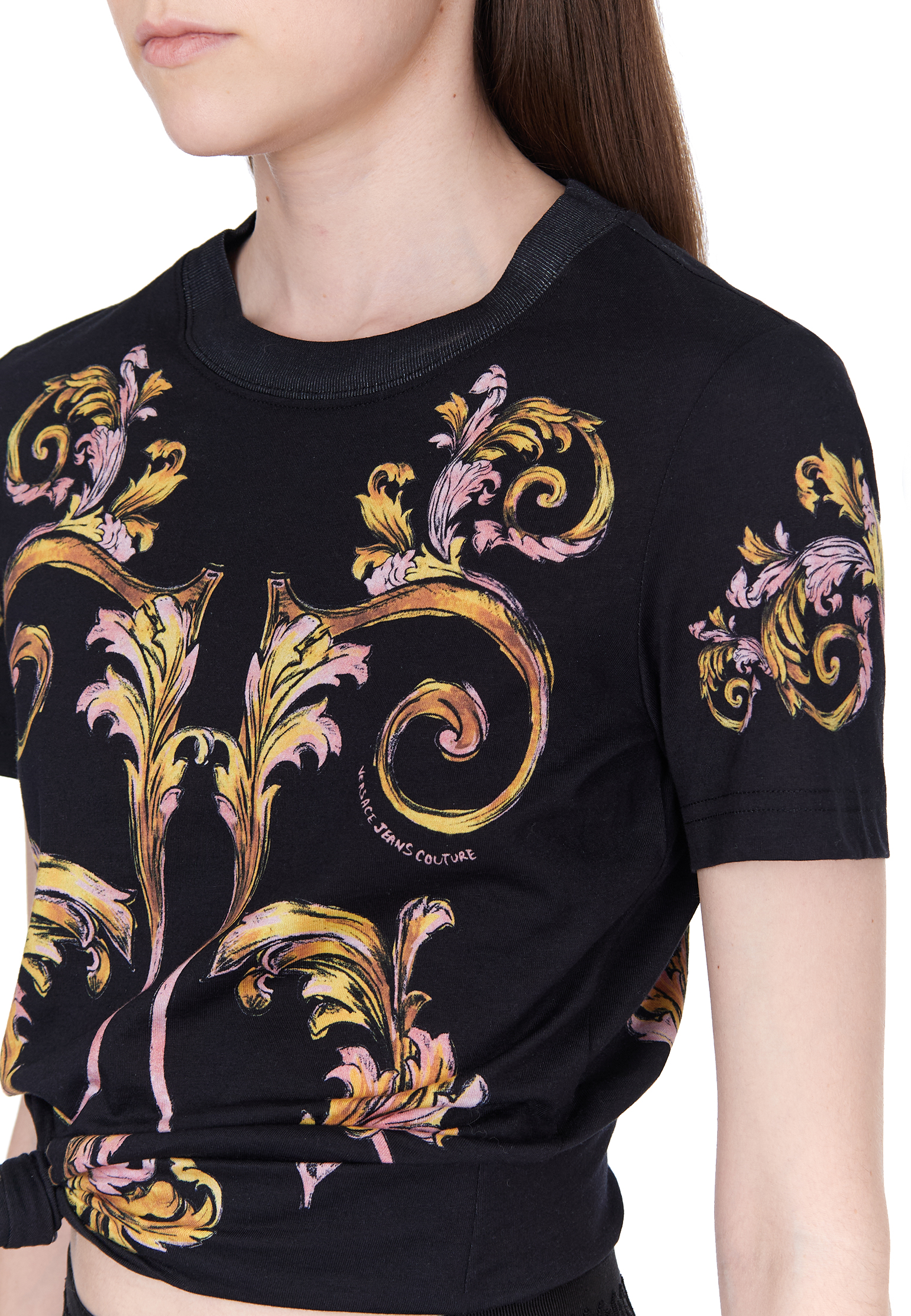 Футболка с принтом VERSACE JEANS COUTURE - ИТАЛИЯ
