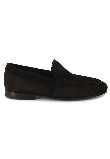 Замшевые лоферы  SANTONI