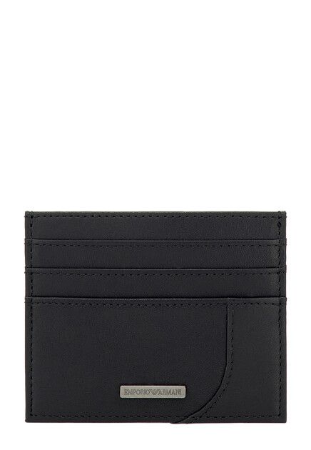 Черный кардхолдер EMPORIO ARMANI