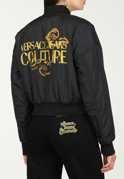 Бомбер VERSACE JEANS COUTURE  - Полиэстер - цвет черный