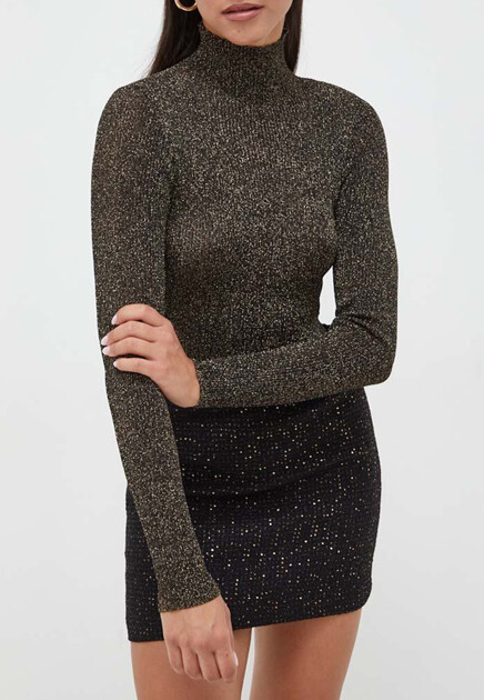 Водолазка в рубчик с люрексом  TWINSET Milano