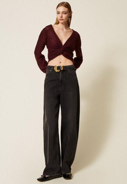 Широкие джинсы TWINSET Milano - ИТАЛИЯ
