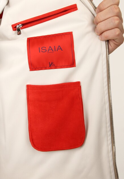 Куртка-бомбер с капюшоном ISAIA - ИТАЛИЯ