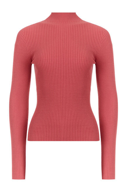 Бесшовная водолазка в рубчик TWINSET Milano
