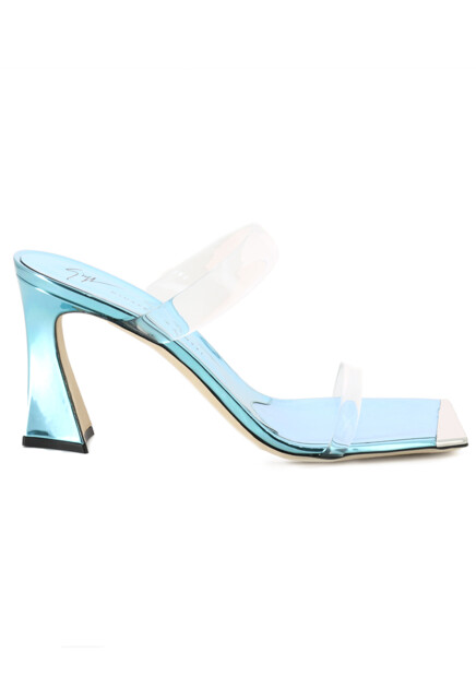 Мюли с прозрачными ремешками GIUSEPPE ZANOTTI
