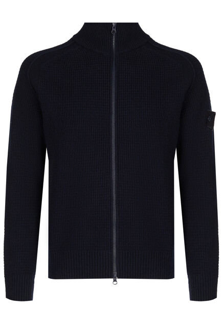 Шерстяной кардиган на молнии STONE ISLAND
