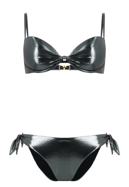 Купальник с металлическим отливом  EMPORIO ARMANI