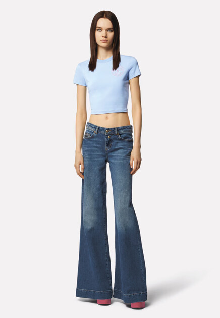 Топ с логотипом  VERSACE JEANS COUTURE