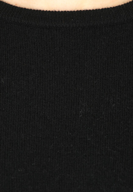 Футболка ALLUDE  - Шерсть, Кашемир - цвет черный