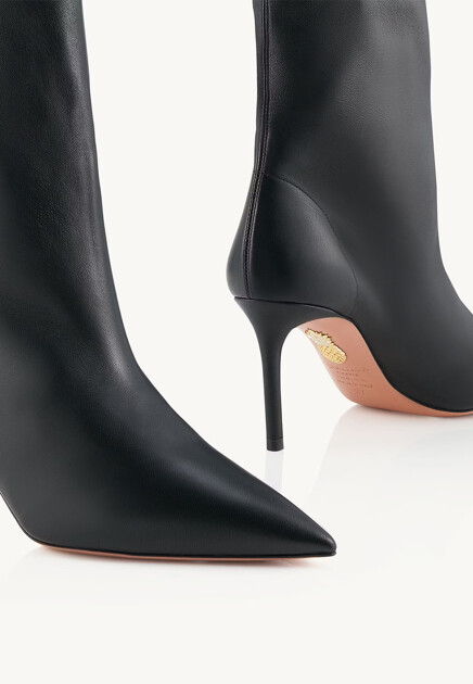 Полусапоги AQUAZZURA  - Кожа - цвет черный