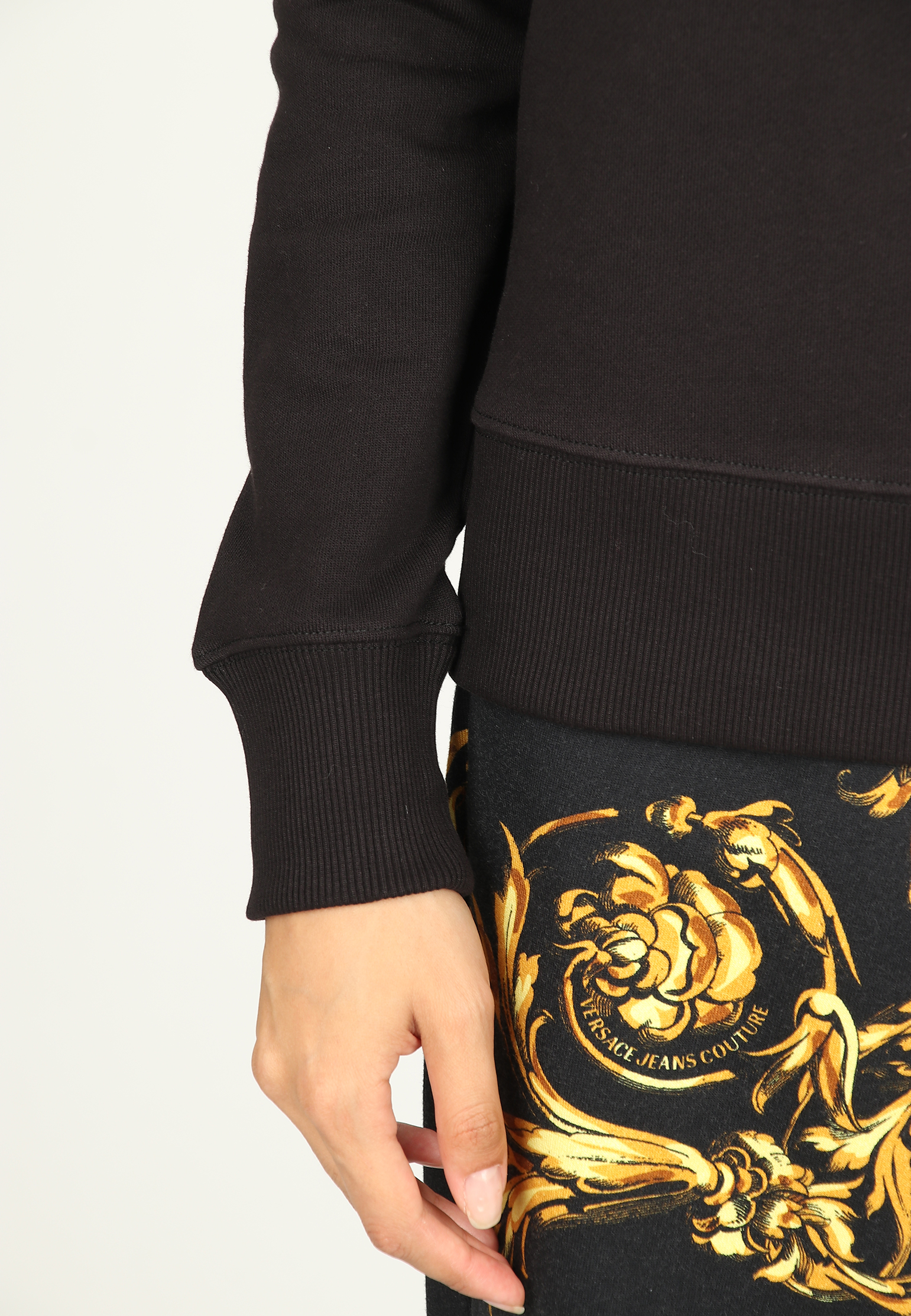Свитшот VERSACE JEANS COUTURE  - Хлопок - цвет черный