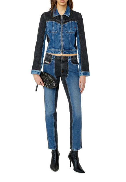 Укороченная джинсовая куртка на молнии DIESEL - ИТАЛИЯ