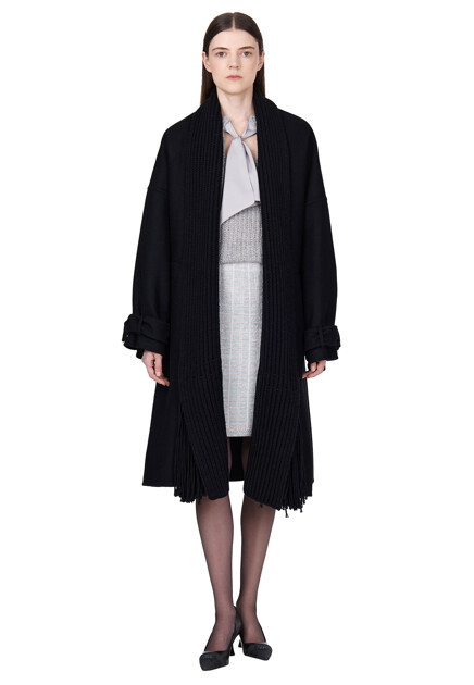 Однобортное пальто ERMANNO SCERVINO - ИТАЛИЯ