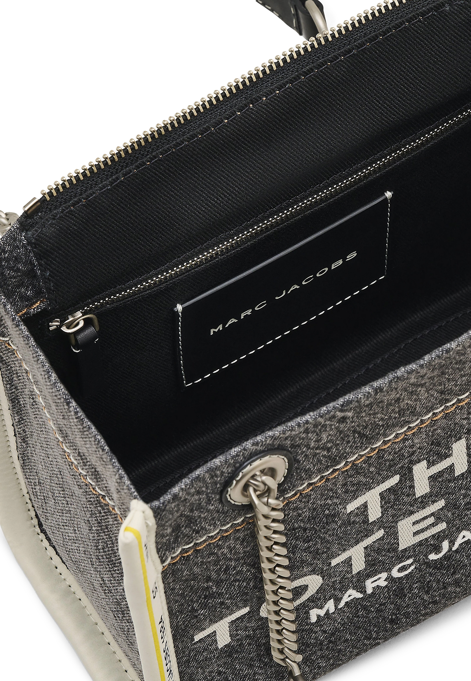 Сумка-тоут The Denim Chain Small Tote Bag MARC JACOBS
