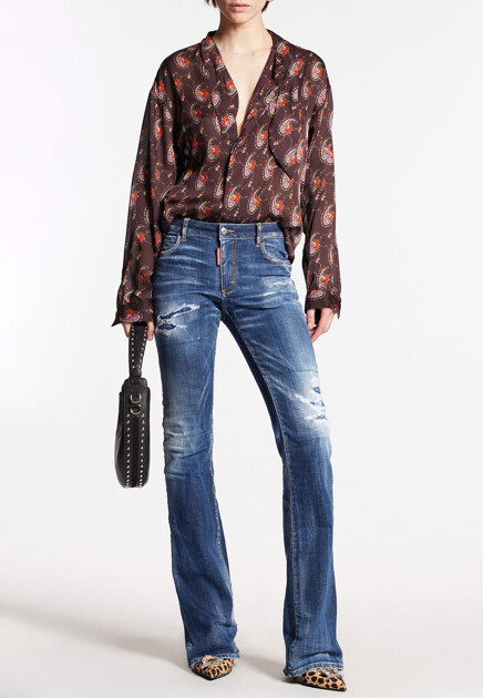 Джинсы клеш DSQUARED2