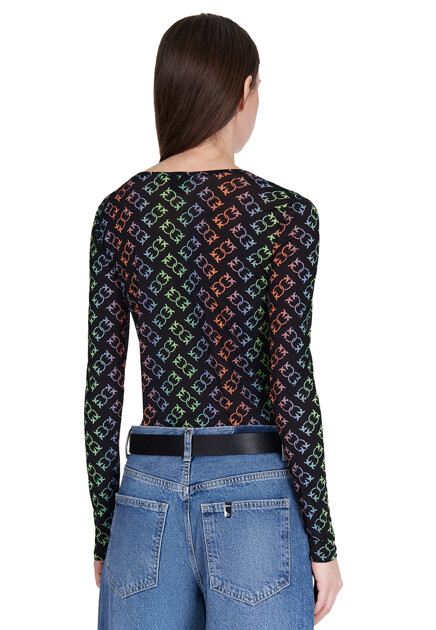 Лонгслив PINKO  - Полиамид - цвет черный