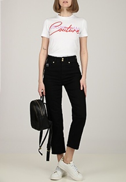 Футболка с логотипом VERSACE JEANS COUTURE